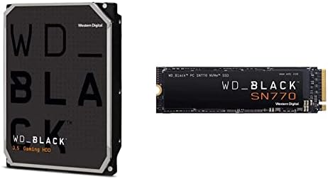 WD_BLACK Western Digital 1TB ביצועים כונן קשיח פנימי HDD - 7200 סלד, SATA 6 GB/S, מטמון 64 מגה