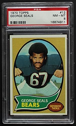 1970 Topps 12 George Seals Chicago Bears Psa Psa 8.00 Bears Missouri