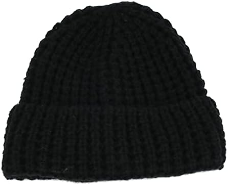 גברים נשים לסרוג כפת כובע נשים כובעי רפוי חם לסרוג בבאגי סרוגה סקי חורף בייסבול כובע קון עור הצייד