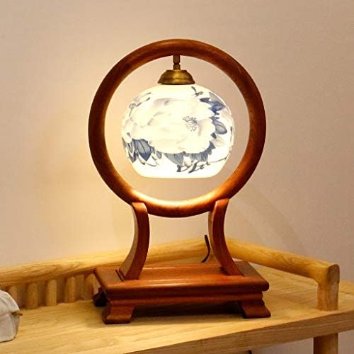 Chysp Redwood Retro שולחן סיני מנורת סלון לימוד חדר שינה מנורת מיטה חמה