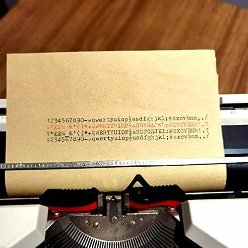 מכונת כתיבה - מכונת כתיבה של עיבוד תמלילים, סרט אדום שחור של סליל שחור, 30 x 30 x 10 סמ