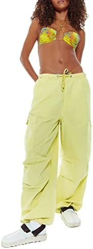 Bddviqnn מכנסי מטען רכים לנשים מכנסי יוגה קז'ן בגודל מכנסי יוגה רחבים מזדמנים פלוס רצים בגודל לנשים מכנסי טרנינג