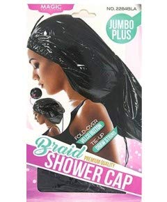 אוסף קסמים סופר ג'מבו פלוס כובע מקלחת צמה