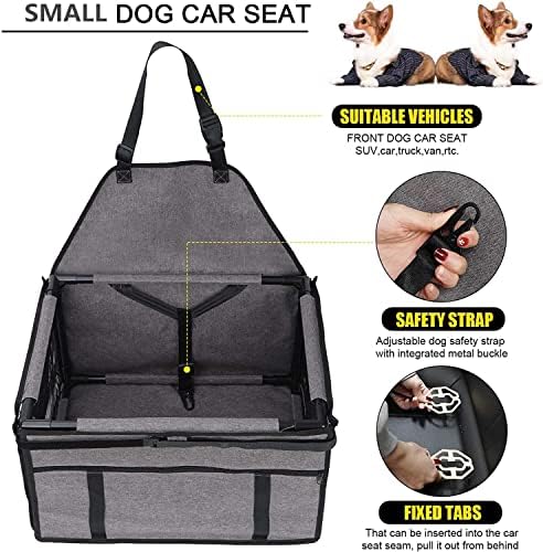 מושב מכונית כלב גור מושבים לחיות מחמד למכוניות כלי רכב כלבים קטנים שדרוג רחיץ נייד לחיות מחמד בוסטרים