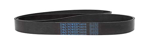 D&D PowerDrive 710K7 פולי V חגורת, אורך 71.75 , 1.01 רוחב