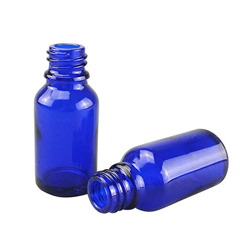 מעבדה של אדמס-בטא בקבוקי מחלקת, בקבוק סטנדרט זכוכית כחולה, בורג GL18, 11 × 46 × 113 ממ, 100 מל קיבולת
