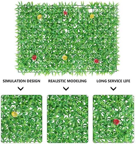 צמחים מלאכותיים חיצוניים חיצוניים דשא מלאכותי קיר דקורטיבי קיר מדומה קיר ירוק גדר דשא צמחים ירוקים