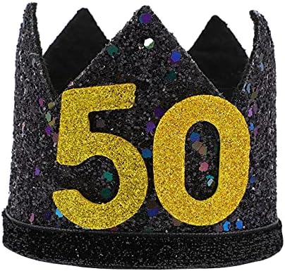 יום הולדת 40 יום הולדת 40 כובעי הכתר נצנצים מסיבת יום הולדת ליום הולדת
