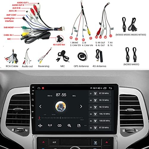 רדיו רכב אנדרואיד 11 לג'יפ גרנד צ'רוקי 2010-2013, GPS Navigation Navigation מסך מגע Headrounit Carplay