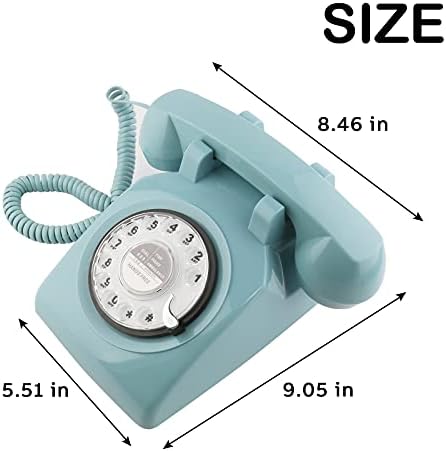 סנגין רטרו רוטרי טלפון 1960 של סגנון מיושן בציר בית טלפון עם מכאני צלצול ורמקול פונקציה