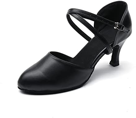 MSMAX בנות נעליים לטיניות נעליות עור מקצועיות נשפים מודרניים למשאבת חתונה מודרנית לריקוד