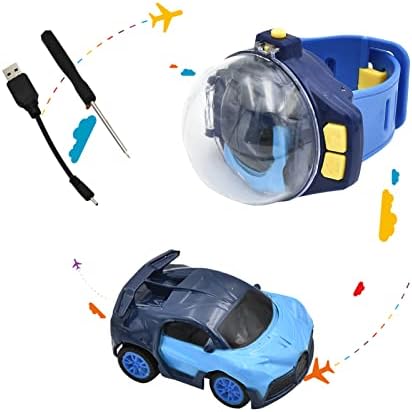 2022 צעצועי שעון של שליטה מרחוק מיני שלט רחוק, 2.4 ג'יגה הרץ צעצועי רכב לניתוק לילדים, שעון רכב מירוץ כף היד,