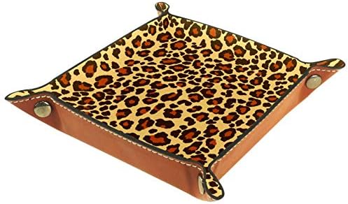 Lyetny Panther Leopard יגואר יגואר פראי מארגן דפוס מגש מגש קופסת מיטה מיטה קאדי שולחן עבודה מגש החלפת