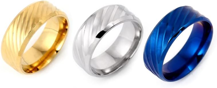 קולסו 8 ממ כסף טבעת מים גל טבעות לגבר ונשים אישית טבעות אישית חקוק טבעת-25222