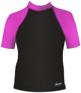 חולצת שרוול קצר של Aeroskin עם מבטא צבעוני, תפסים וצווארון מטושטש
