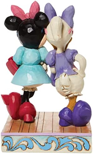 Enesco Jim Shore Disney Tradivers Minnie Mouse and Daisy Duck Duck Fashionistas פסלונין, 5.75