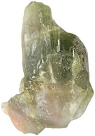 Gemhub ריפוי קריסטל מחוספס AAA+ אבן טורמלין ירוקה קטנה 6.50 סמק. אבן חן רופפת לעטיפת תיל, קישוט
