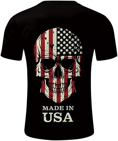 חולצות פטריוטיות לגברים, חייל חולצות שרוול קצר לגברים דגל אמריקאי חולצת טריקו רטרו חולצה פטריוטית