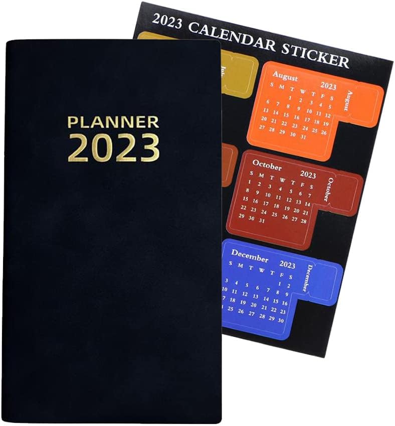 2023 מתכנן אקדמי חודשי שבועי, מתכנן יומני מחברת שבועי עבור לוח שנה משפחתי ביתי, נהדר לתכנון משרד הבית או בית