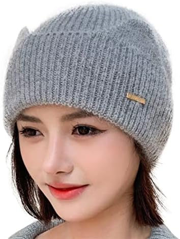 כפה כובעים סרוגים לגברים נשים צבע תפור כובע חורף סרוגה רחבה לריצת כובעי בייסבול בחורף